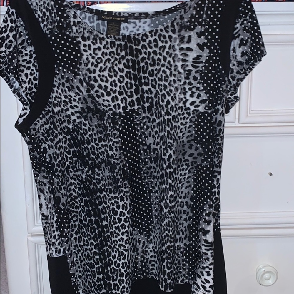 Leopard print blouse